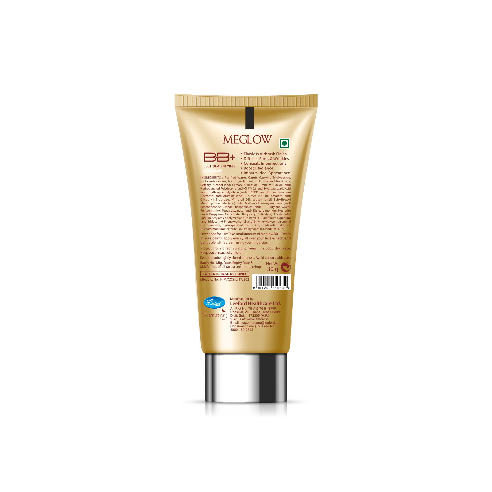Meglow_BB+_Cream 30g_Back