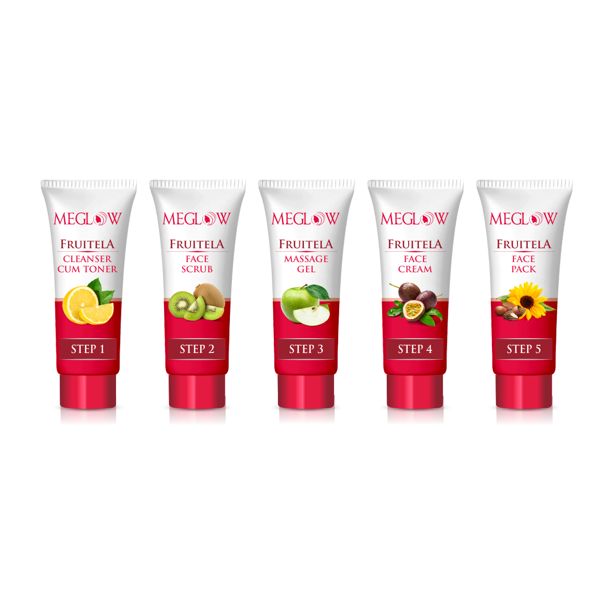 Meglow_FRUTELA Facial Kit (TUBE)